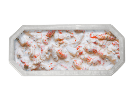 Flusskrebse mit Spargel