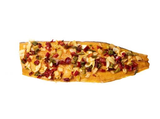 Makrelenfilet Paprika, Zwiebel